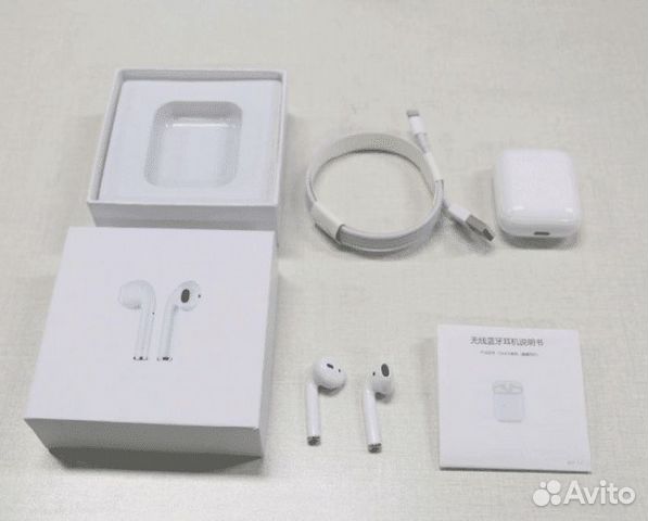 Беспроводные наушники Airpods 2 (лучшая копия 1:1) Беспроводные наушники Airpods 2 (лучшая копия 1:1)