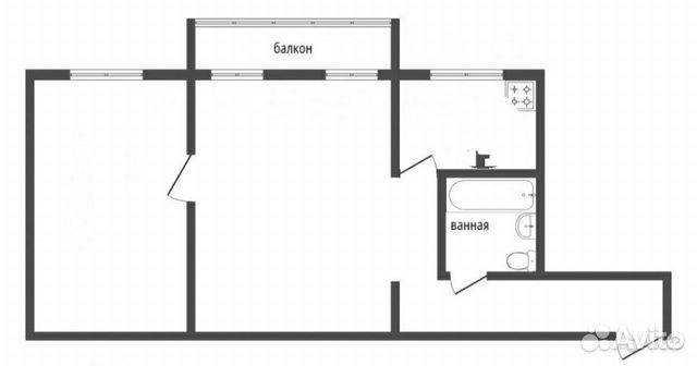 2-к квартира, 42 м², 4/5 эт. 2-к квартира, 42 м², 4/5 эт.