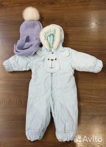 Комбинезон зимний+шапка и снуд