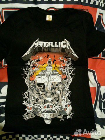 Футболка группы Metallica Футболка группы Metallica