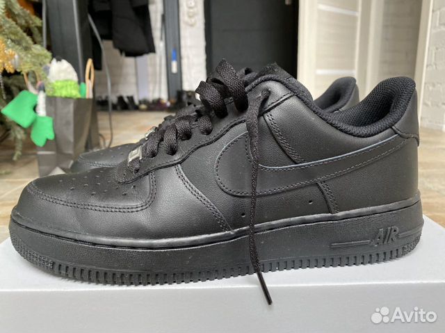 Кроссовки мужские Nike Air Force 1 07 чёрные Кроссовки мужские Nike Air Force 1 07 чёрные