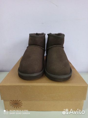 UGG Australia Угги мини шоколад замш новые