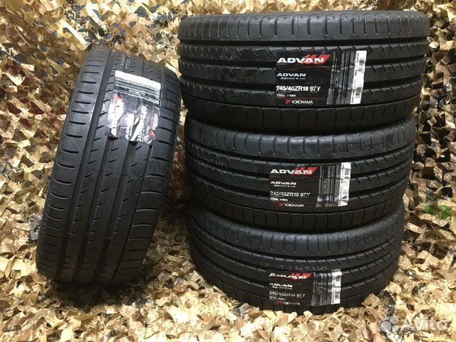 Новые 245/40 R18 Yokohama Advan Sport V105 Япония Новые 245/40 R18 Yokohama Advan Sport V105 Япония
