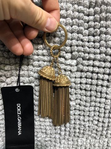 Брелок для ключей, Dolce Gabbana, оригинал, Италия Брелок для ключей, Dolce Gabbana, оригинал, Италия