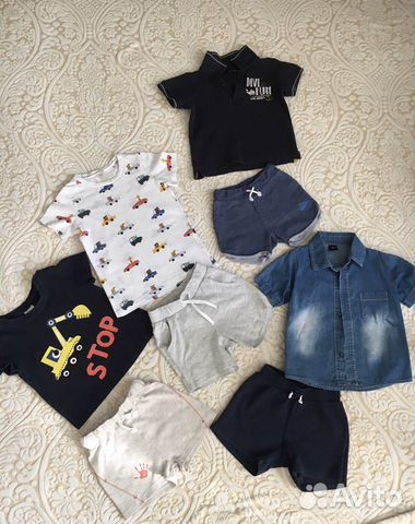 Вещи пакет р.92 Hm, blue seven, мамуляндия, baby g