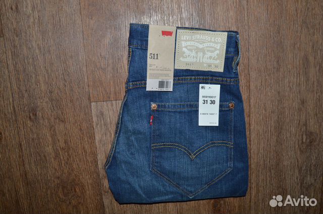 Джинсы Levis 511 W31 L30
