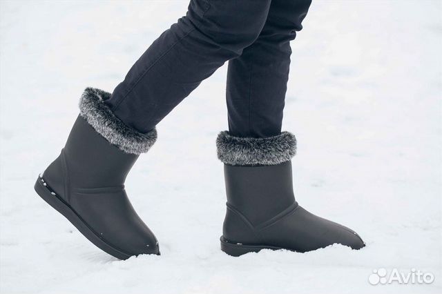 Угги Nordman Frosto с опушкой черные новые Угги Nordman Frosto с опушкой черные новые