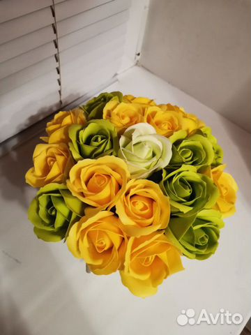 Букетики из мыльных роз