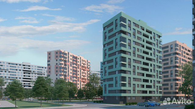 2-к квартира, 51.4 м², 6/13 эт.