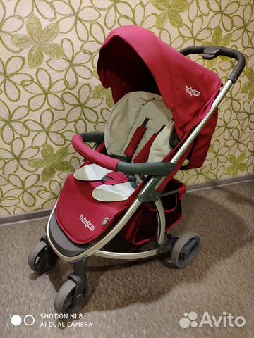 Прогулочная коляска Babyton Cosmo Red