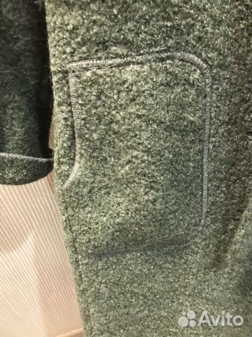 Пальто букле, осень, б/у, размер 46, в хорошем сос Пальто букле, осень, б/у, размер 46, в хорошем сос