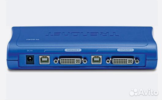 2х портовый DVI USB KVM Переключатель 2х портовый DVI USB KVM Переключатель