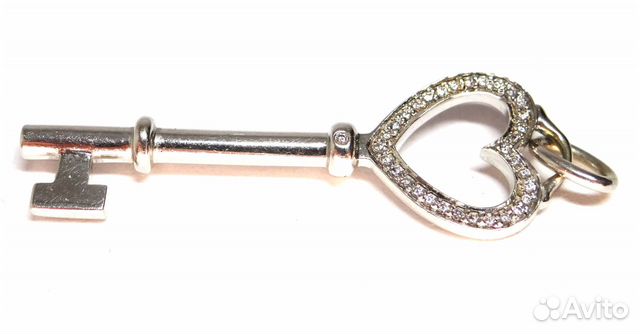 Ключик Tiffany из золота 750 пробы с бриллиантами