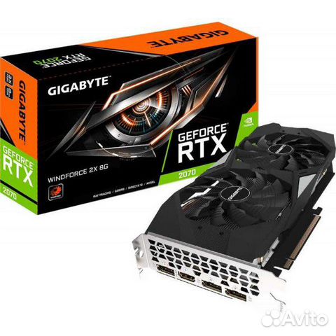 Новая Видеокарта Gigabyte PCI-E GV-N2070WF2-8GD nV