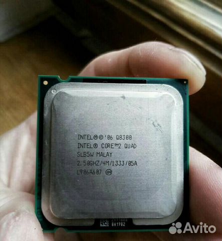 Intel Core 2 Quad Q8300, 4 ядра, LGA 775