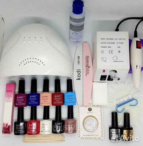 Набор для маникюра и педикюра,наращивания