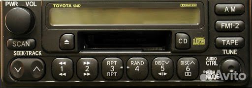 Магнитола штатная toyota LC105 / RAV4 2000-2005 Магнитола штатная toyota LC105 / RAV4 2000-2005