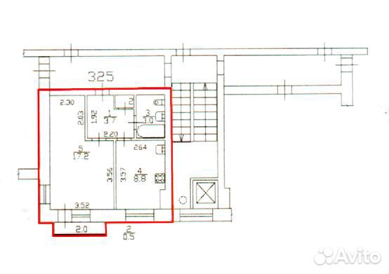 1-к квартира, 33.2 м², 6/9 эт.