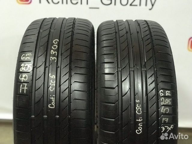 205/40/17 Continental ContiSportContact 5 (6 mm) 205/40/17 Continental ContiSportContact 5 (6 mm)
