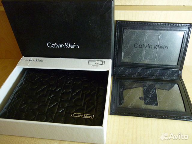 Кошелек мужской Calvin Klein из натуральной кожи