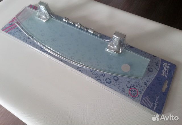 Полка стеклянная в ванную комнату Wasserkraft Полка стеклянная в ванную комнату Wasserkraft