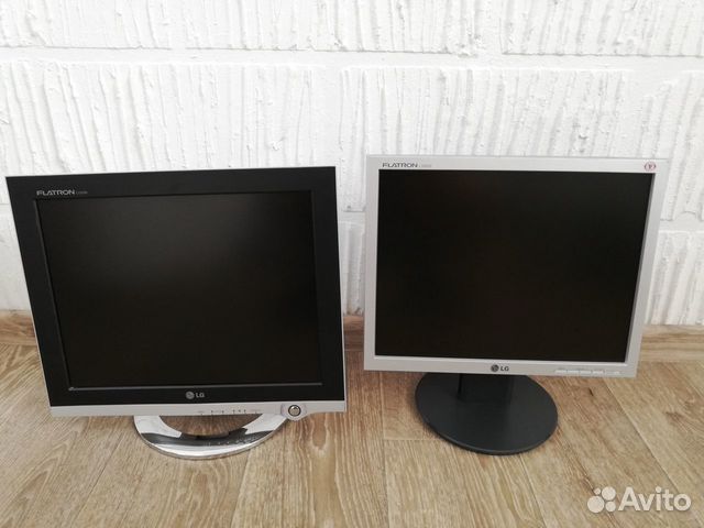 ЖК монитор LG Flatron 15 дюймов рабочий