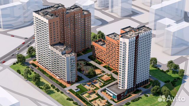 1-к квартира, 35.7 м², 13/21 эт.