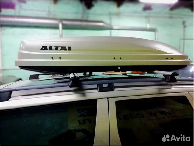 Автобокс Carl Steelman Altai 390 л. Белый Карбон
