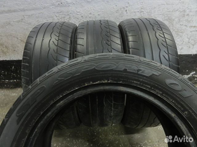205/55R16 Dunlop SP Sport 01,бу,2 шины