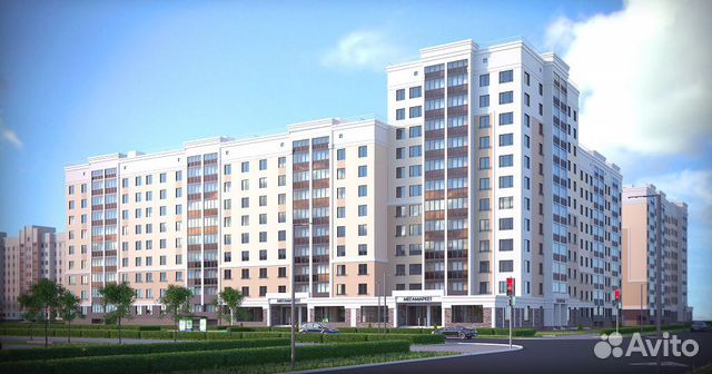 1-к квартира, 40 м², 3/9 эт.