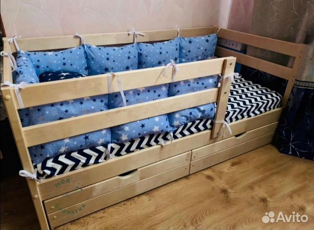Кровать Софа натуральная Кровать Софа натуральная