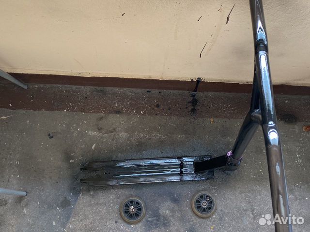 Самокат подержанный сильно колеса в подарок Самокат подержанный сильно колеса в подарок