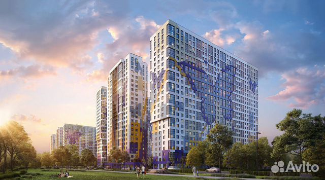 1-к квартира, 41.8 м², 3/25 эт. 1-к квартира, 41.8 м², 3/25 эт.