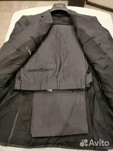 Ermenegildo Zegna Мужской костюм из 100 шерсти Ermenegildo Zegna Мужской костюм из 100 шерсти