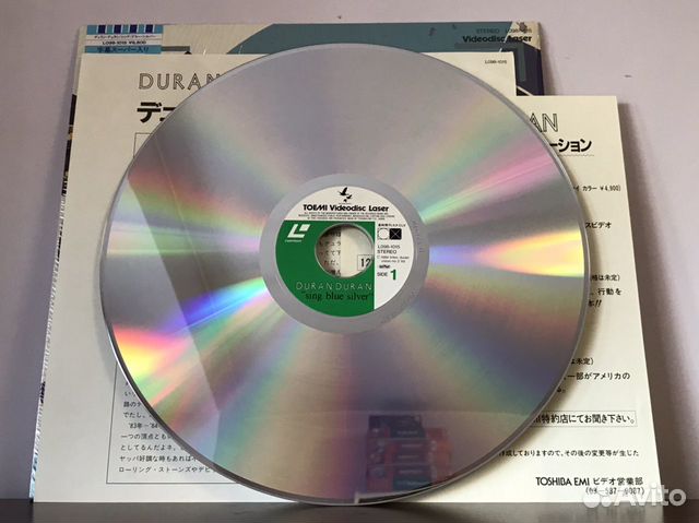 Duran Duran Sing Blue Silver японский LD LaserDisc Duran Duran Sing Blue Silver японский LD LaserDisc