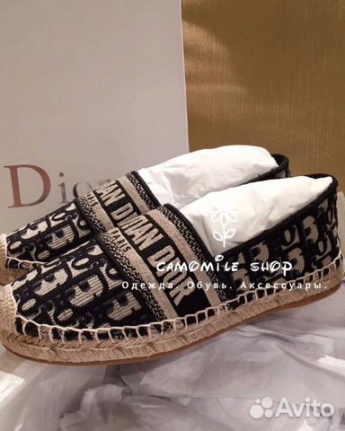 Эспадрильи Christian Dior (36-41) Luxe Эспадрильи Christian Dior (36-41) Luxe