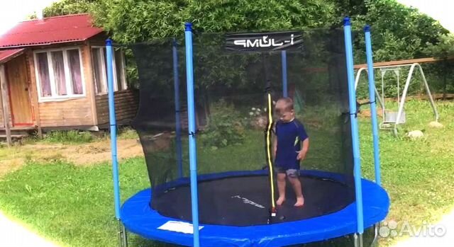 Батут 183 см для дачи (с сеткой) Батут 183 см для дачи (с сеткой)