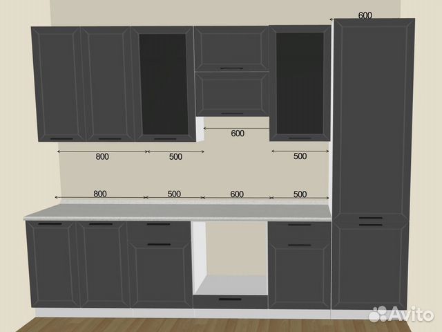 Кухонный гарнитур Глетчер Кухонный гарнитур Глетчер