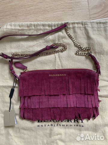 Burberry замшевая сумка оригинал Burberry замшевая сумка оригинал