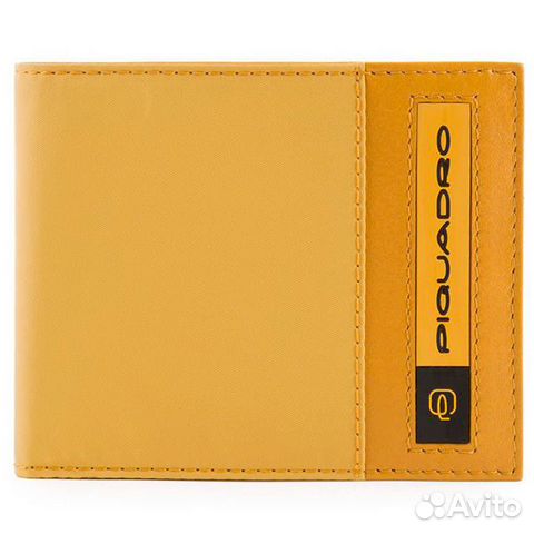 Кошелек мужской Piquadro Bios жёлтый