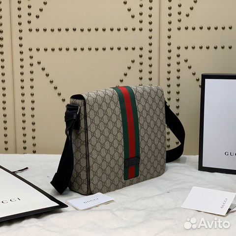 Сумка-мессенджер Gucci Supreme 475432 Сумка-мессенджер Gucci Supreme 475432