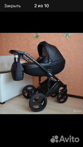 Коляска 3 в 1, в модном черном цвете Коляска 3 в 1, в модном черном цвете