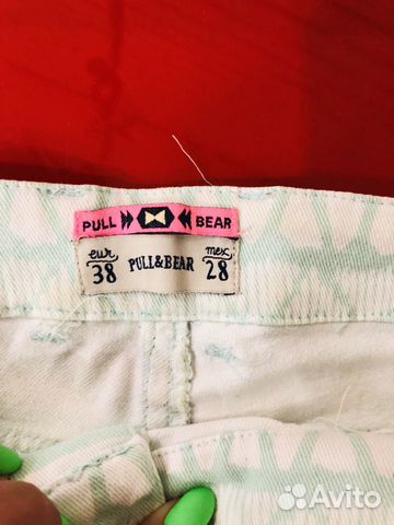 Шорты джинсовые pull&bear Шорты джинсовые pull&bear