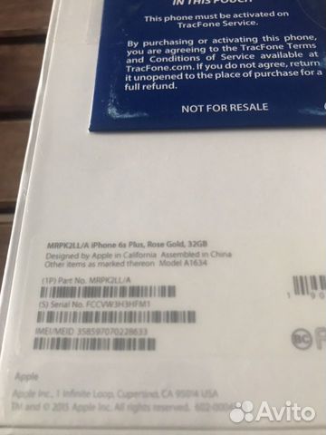 iPhone 6s Plus rose gold (32 gb) r-sim