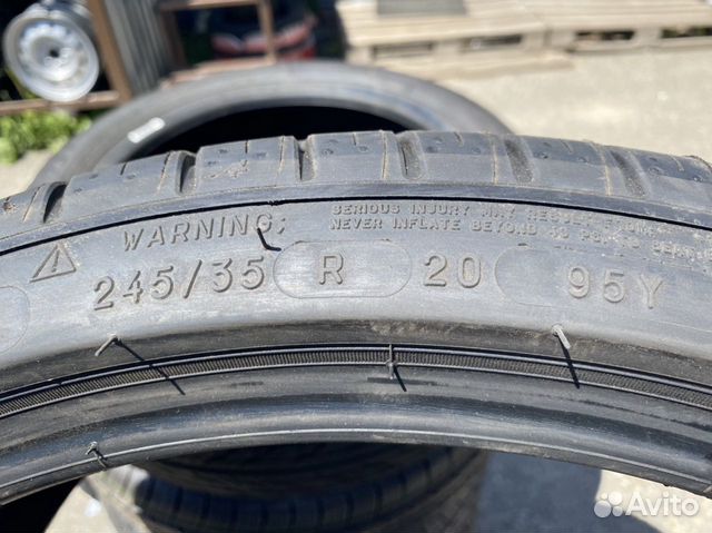 245/35 R20 Michelin Pilot Sport 3 ран флэт новые