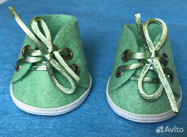 Ботиночки из фетра для Басика и Ли-Ли