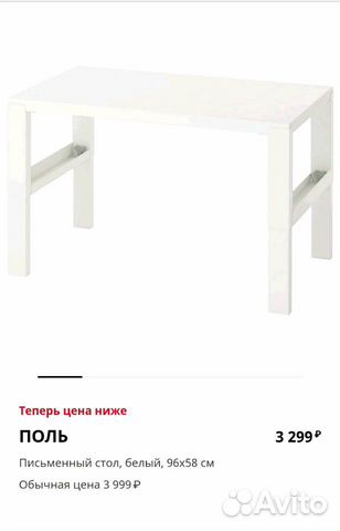 Столы IKEA (белый, зеленый)