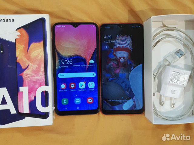 Телефон Samsung A10 Синий Телефон Samsung A10 Синий