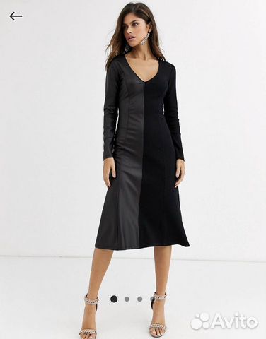 Платье ASOS Design 50 размер чёрное Платье ASOS Design 50 размер чёрное