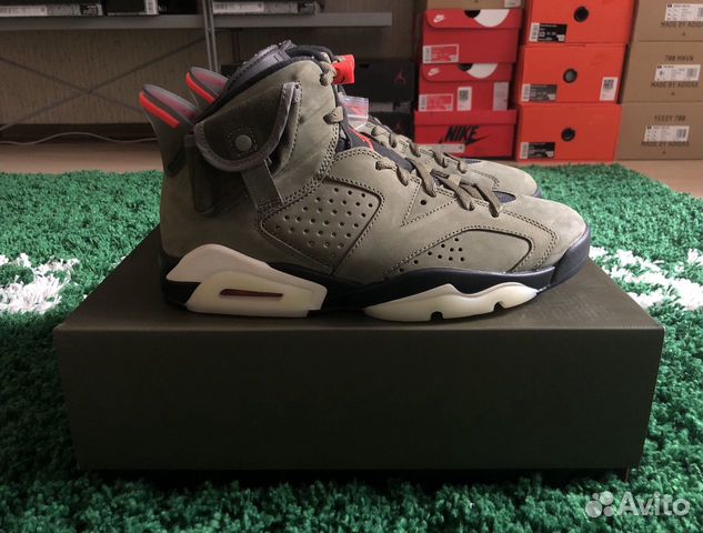 Nike Air Jordan Retro 6 x travis scott 8 US(40RU)